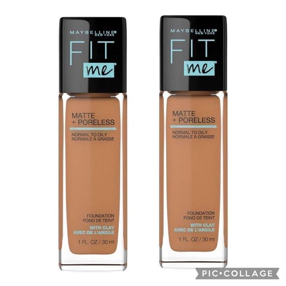Lot of 2 335 Classic Tan Maybelline Fit Me Matte Foundation - Picture 1 of 6